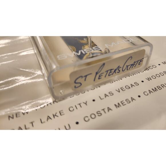 Vintage Swatch automatic watch ST. PETERS GATE SAK106 bundle with golf tees NOS - Picture 12 of 17